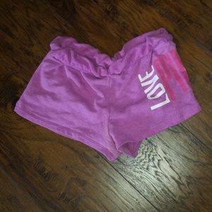 PINK pajama shorts
